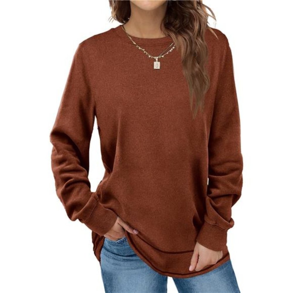 Sweatshirts for Women Crewneck Long Sleeve Shirts Tunic Tops for Leggings‎